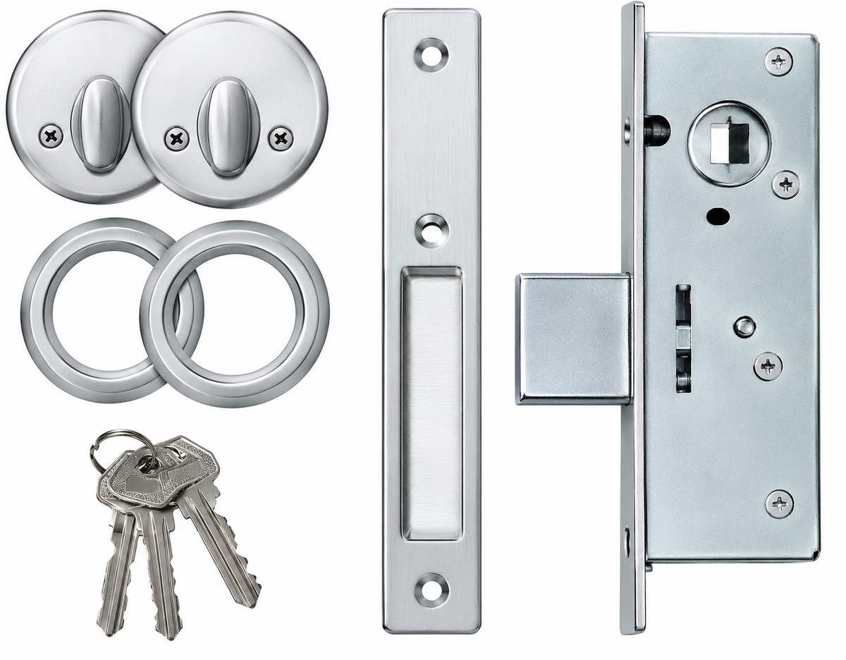 Standard Commercial Dead Bolt Lock Set